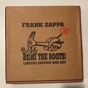 Frank Zappa Wool beret and Beat the boots Pin and scrapbook